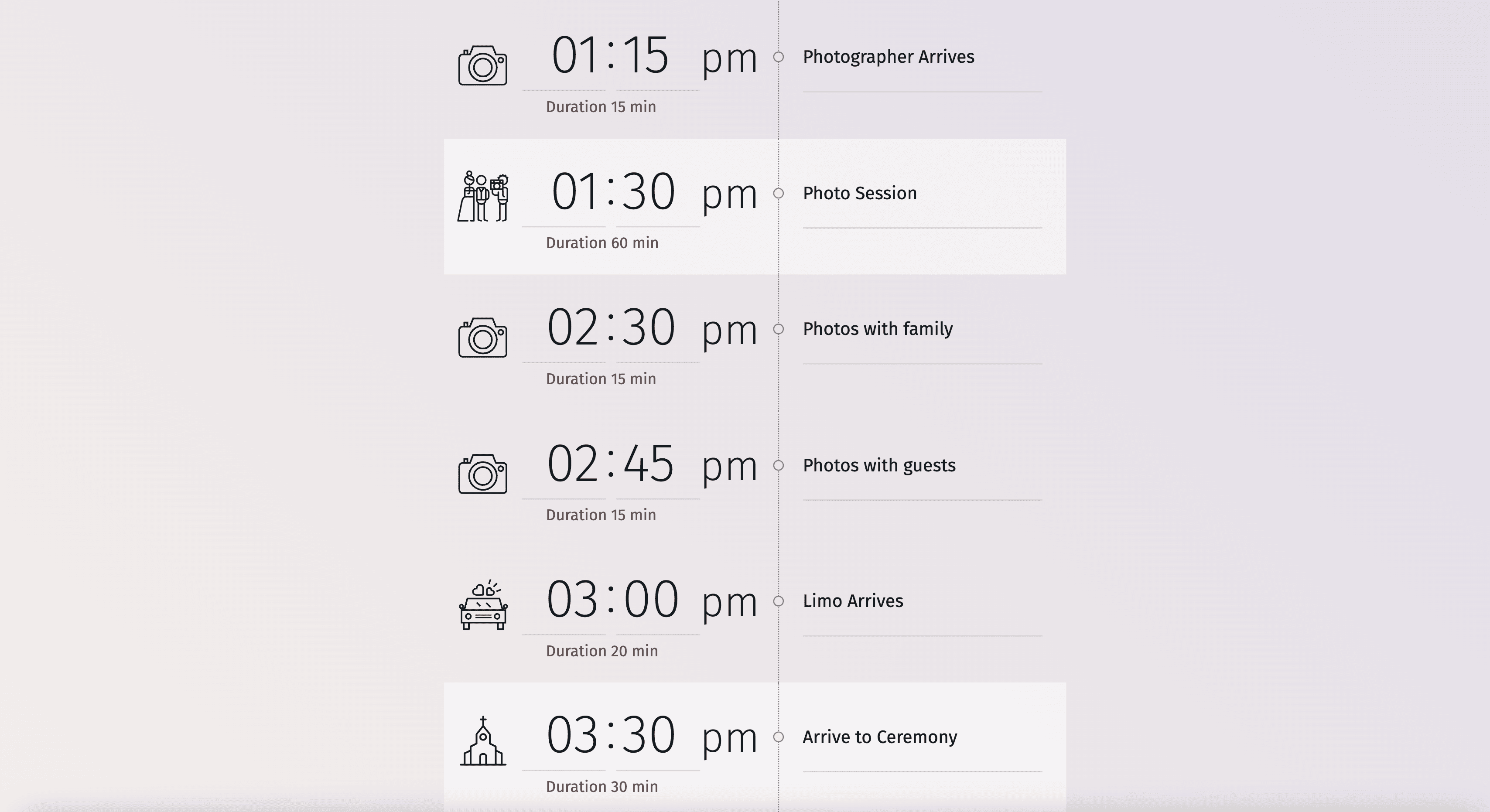 Infografia com um guia passo-a-passo para criar o melhor calendário de casamento