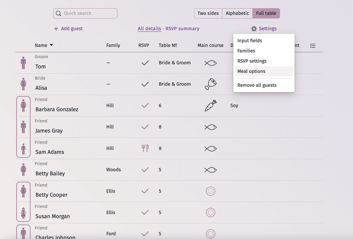 Free Wedding Guest List Template Organize Invites Like a Pro