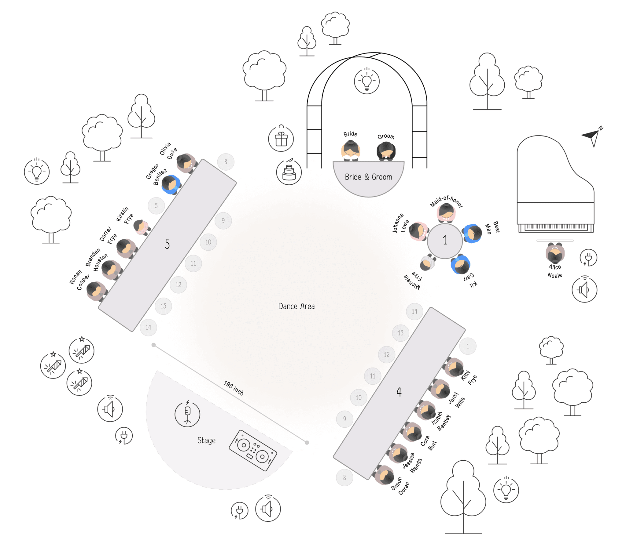 Wedding Seating Chart App