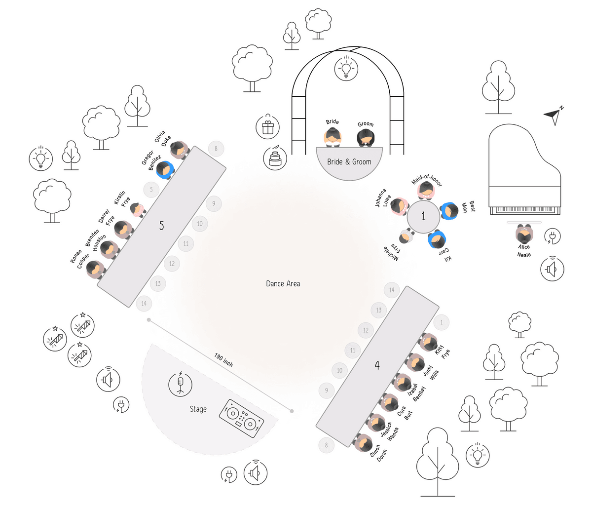 Printable Seating Chart For Phipps Arena