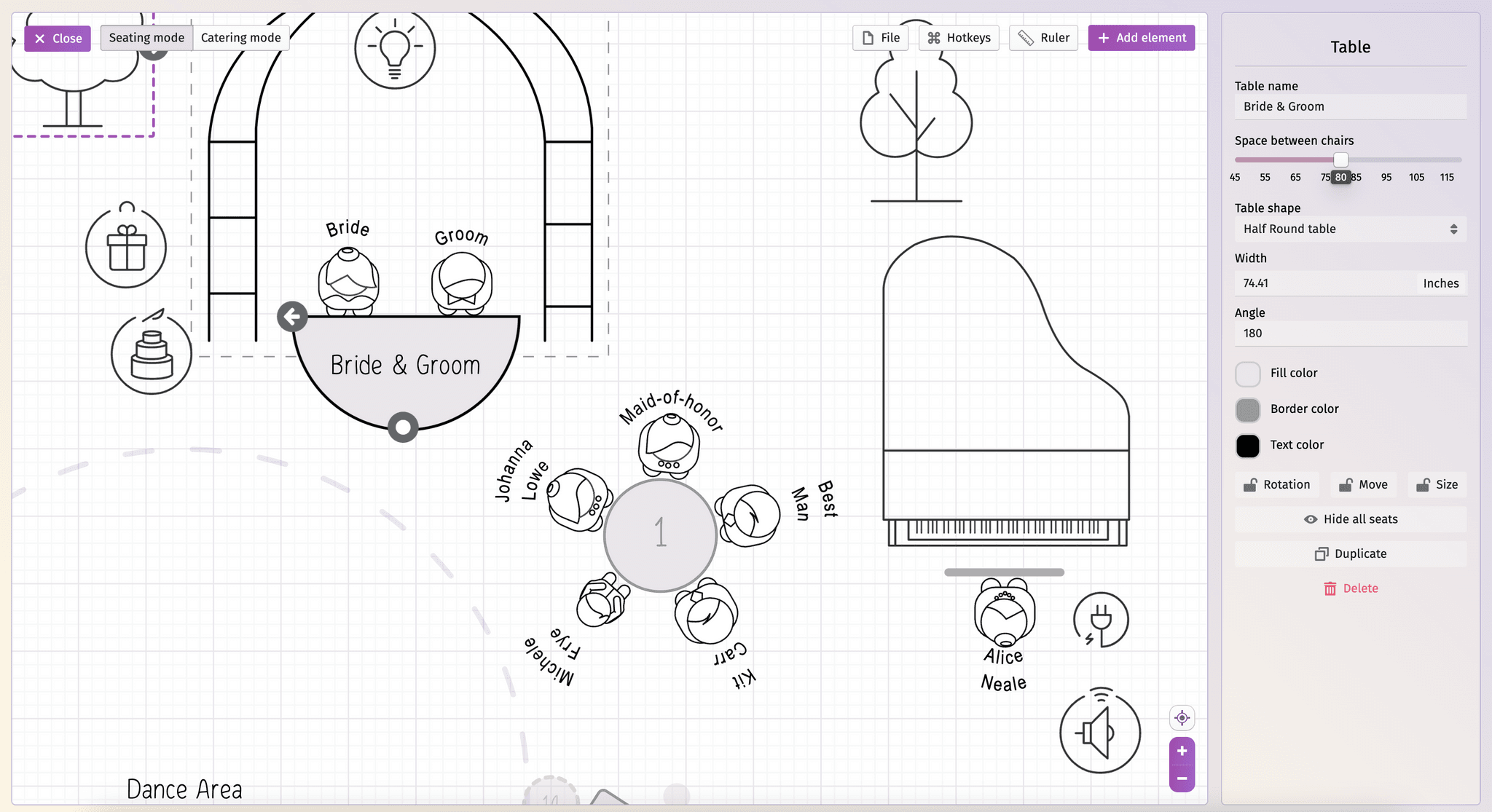 Seating Chart Template