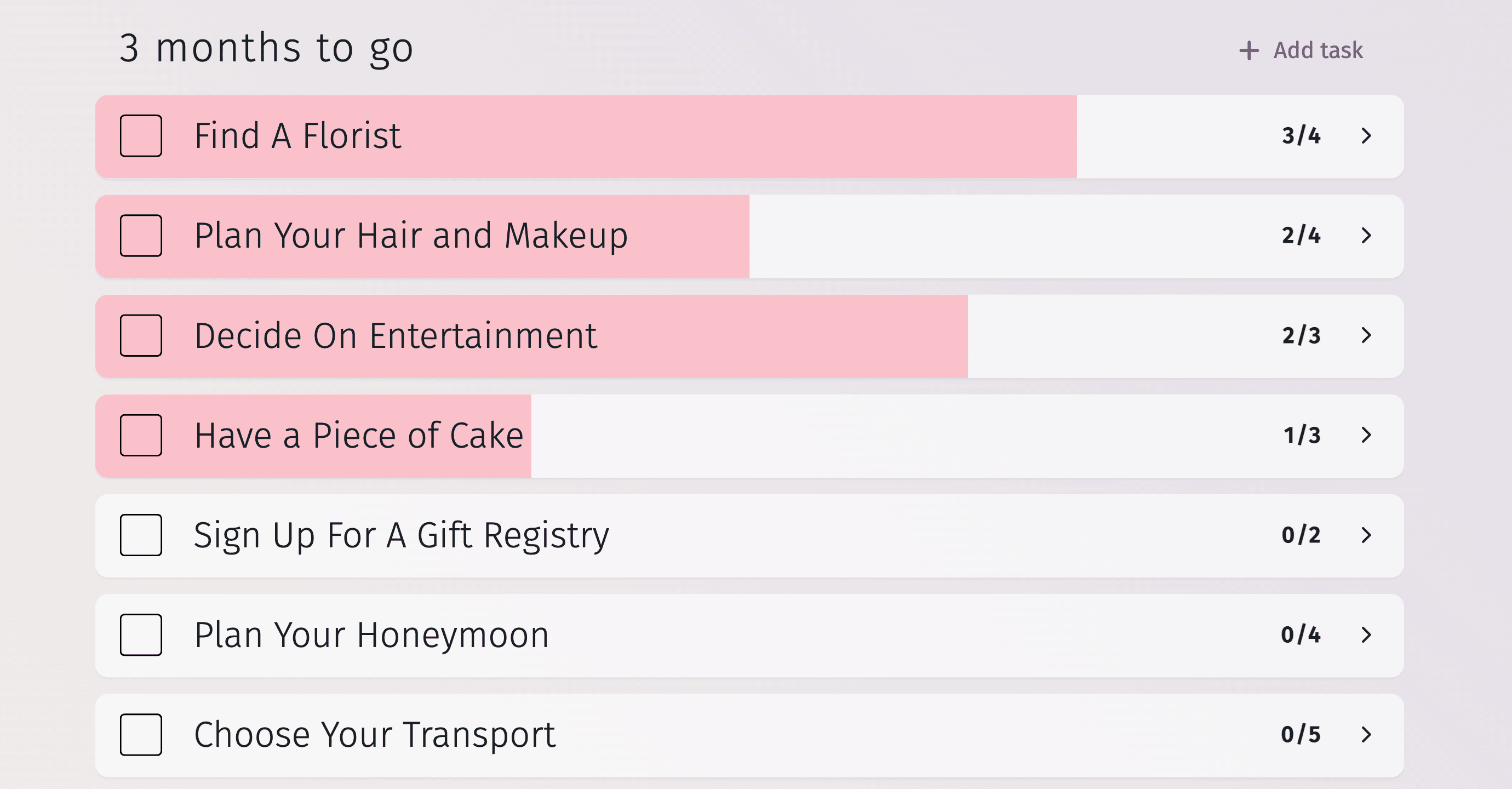 Infografika egy átfogó 6 hónapos esküvői felkészülési ütemtervről.