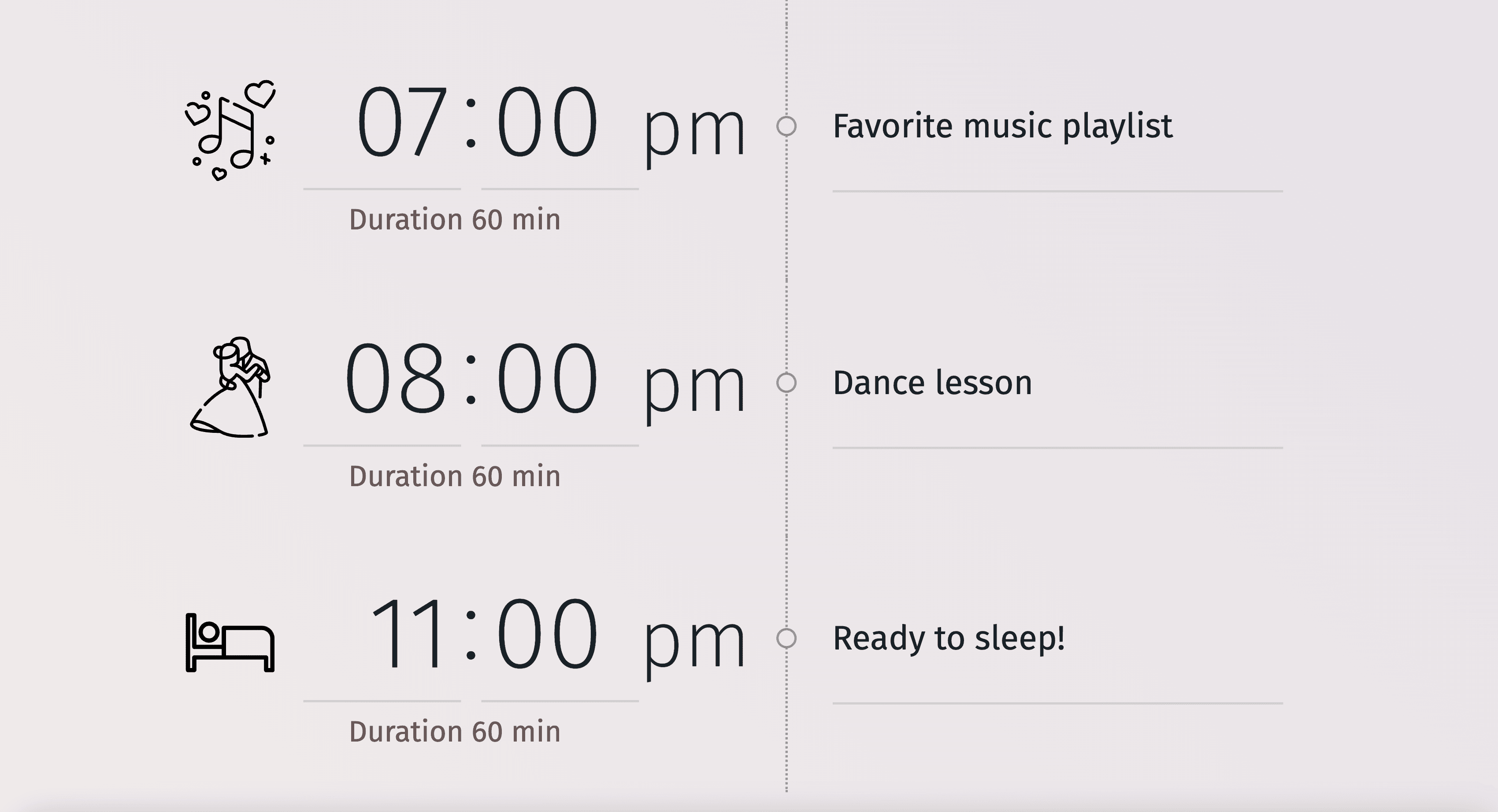 Visual representation of a wedding timeline template in a user-friendly format.