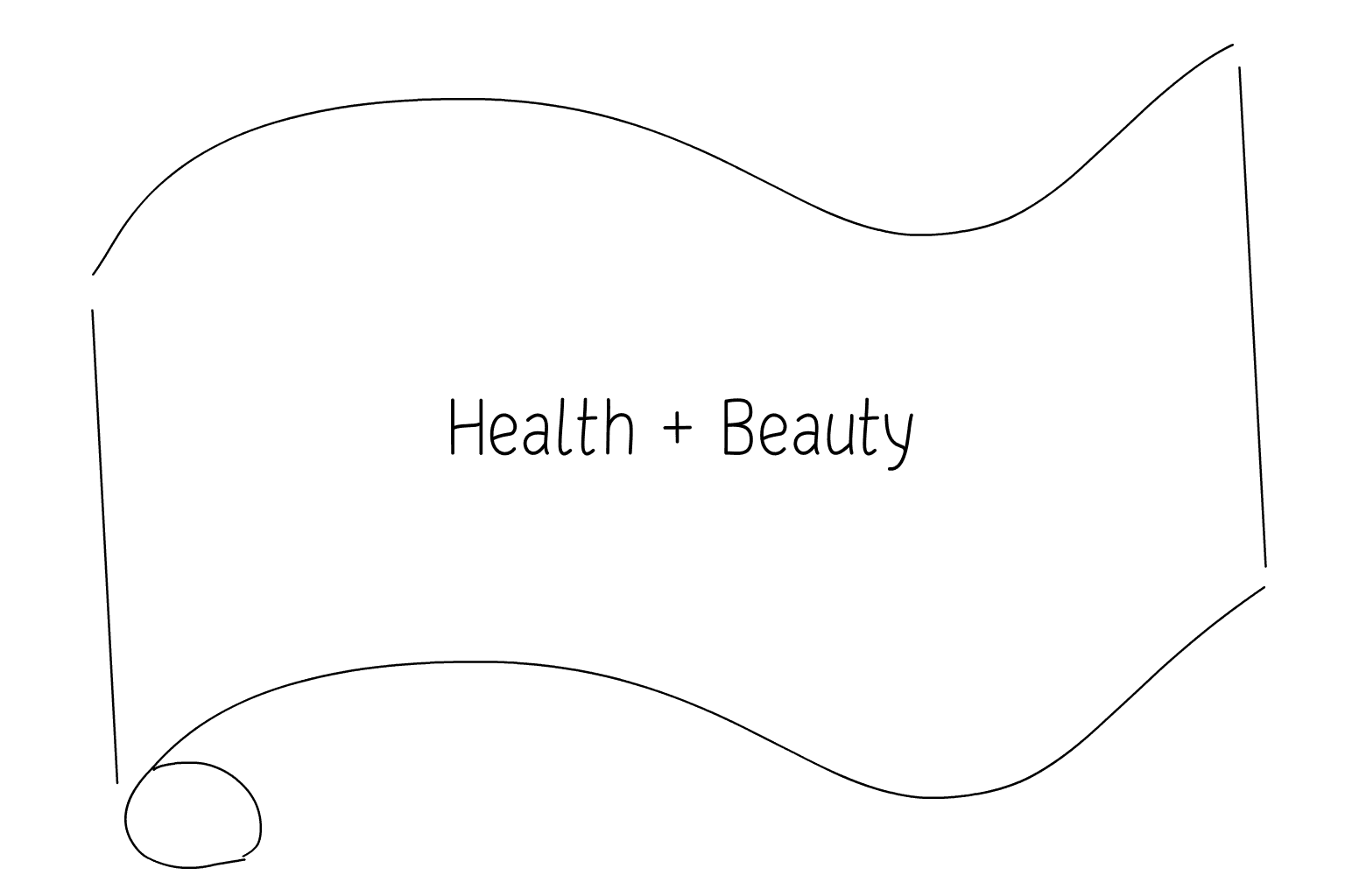 Kuvitus Bridal Health and Beauty Treatments -hoitojen kuvitus