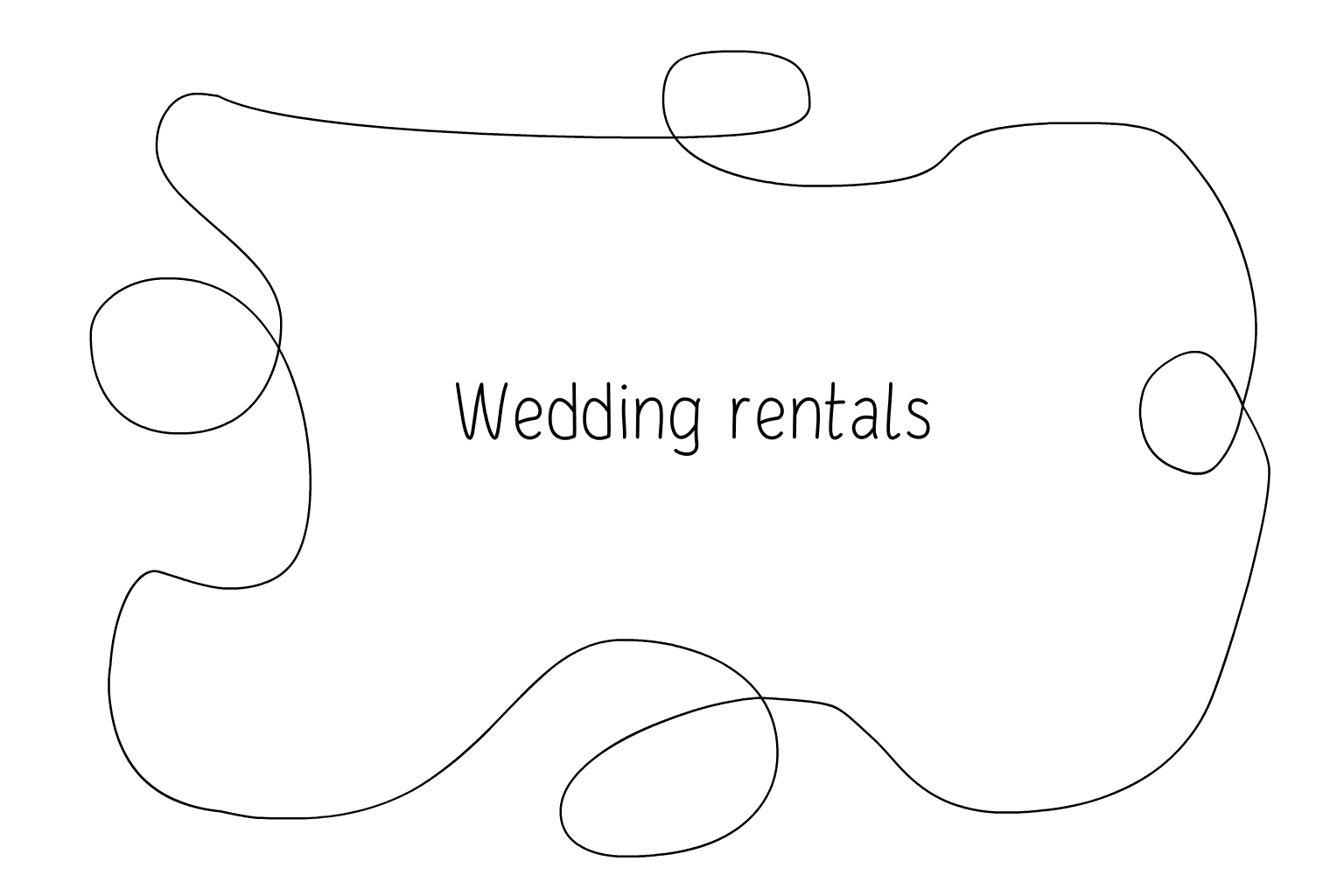 結婚式のイラスト Wedding Event Rentals