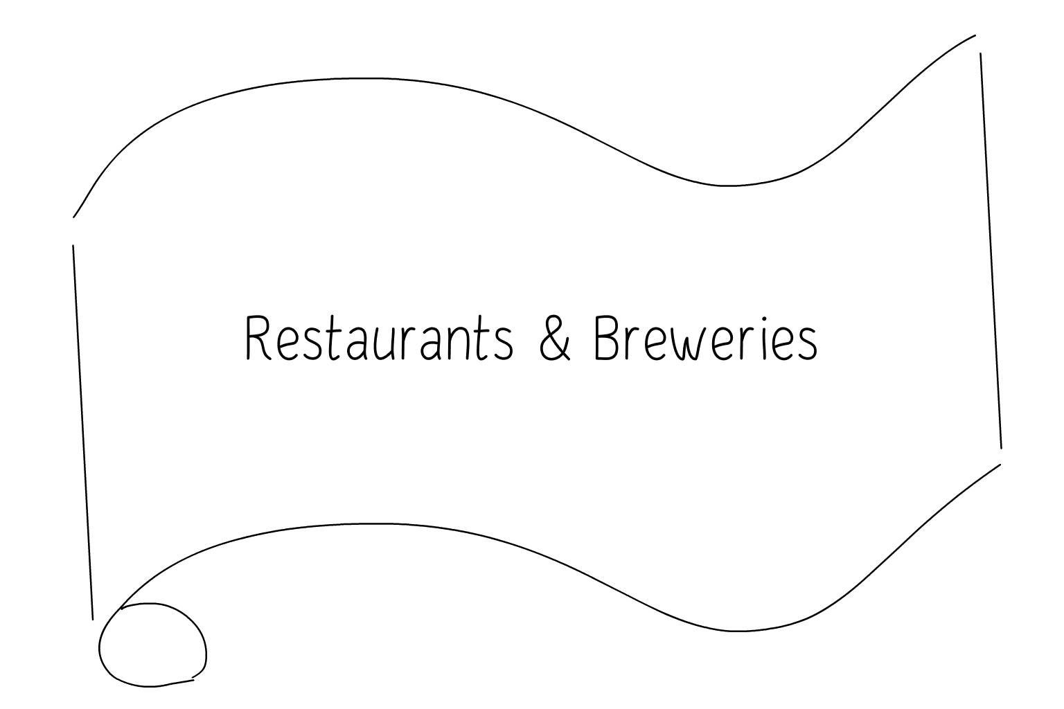 Illustratie van Restaurants & Brouwerijen