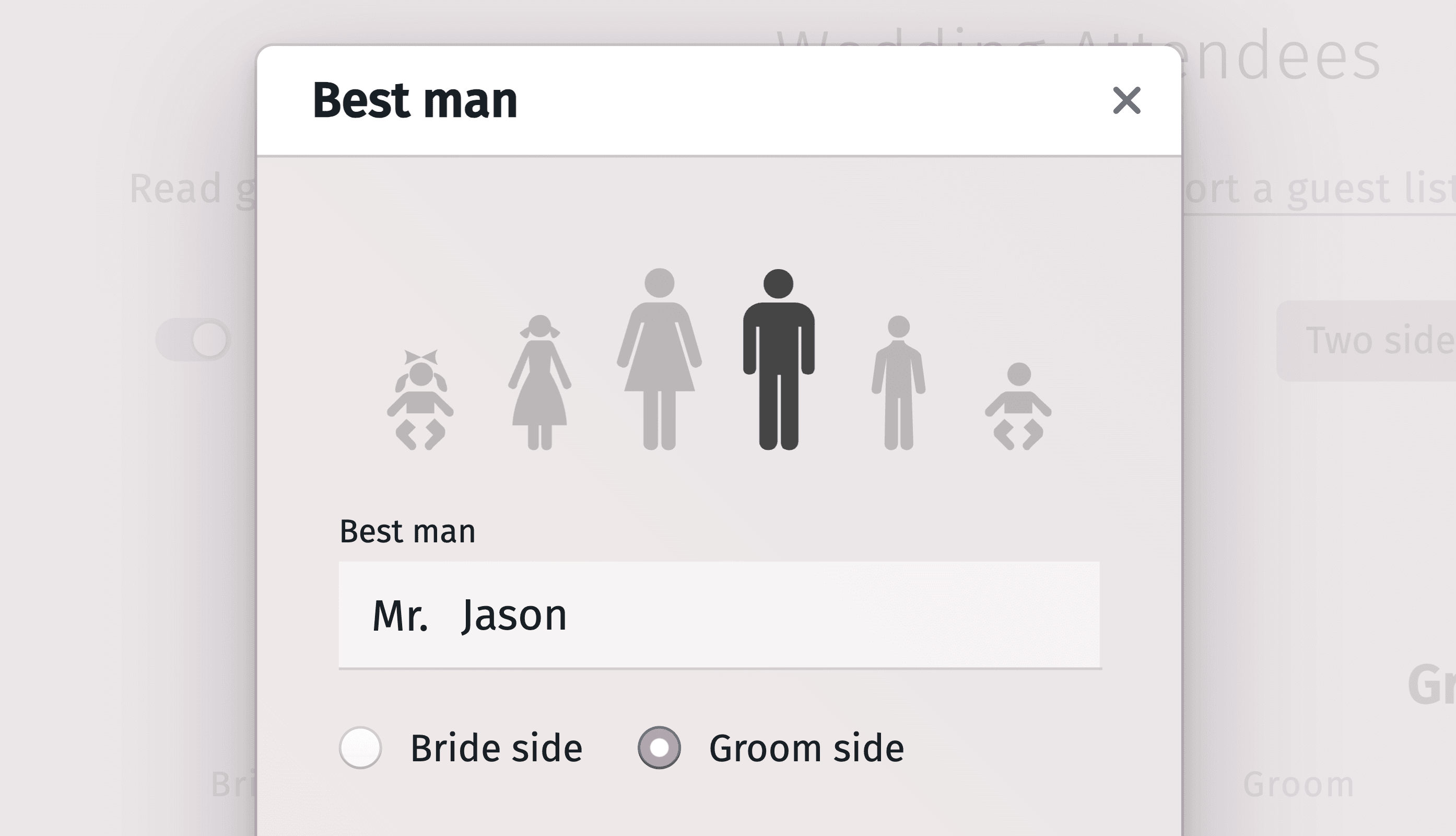 Infographic detailing the critical components of an effective wedding guest list application, including data security and multi-platform accessibility