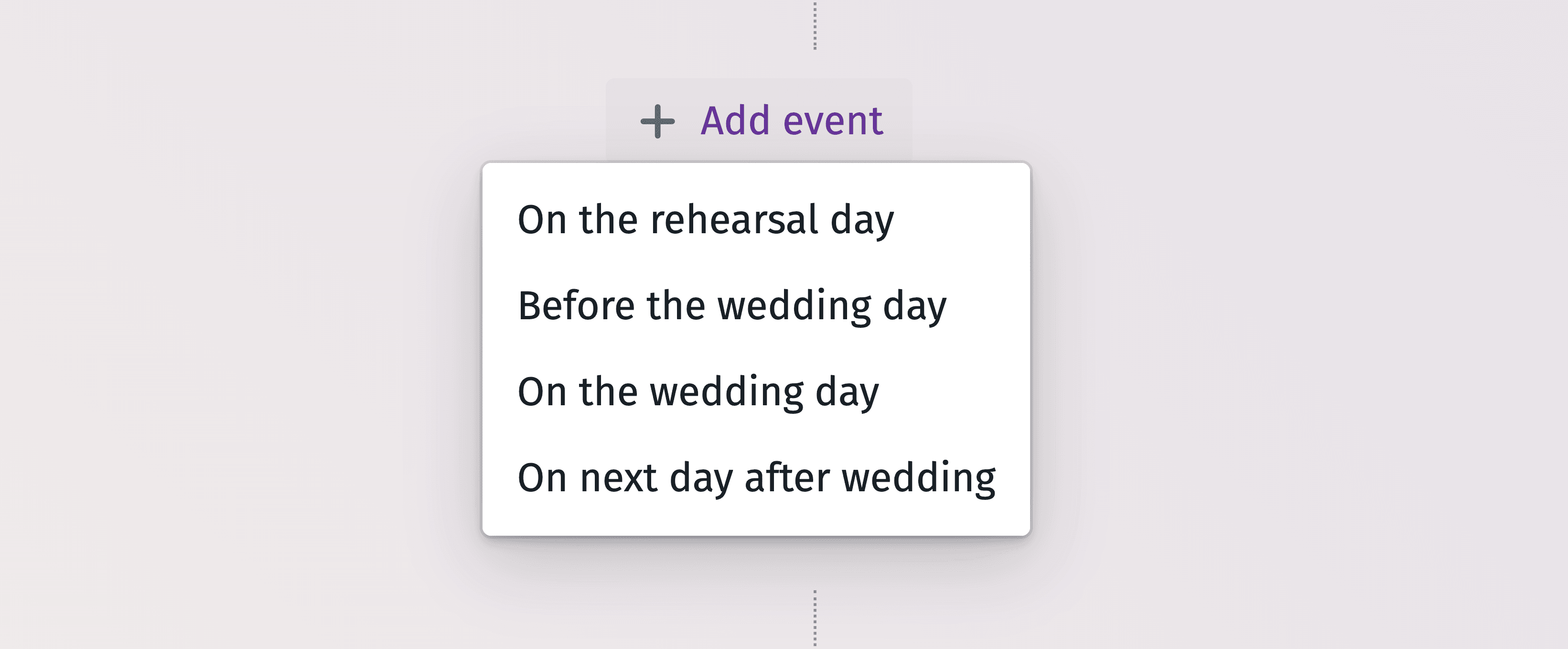 Detailed timeline graphic for planning every moment of your wedding day efficiently