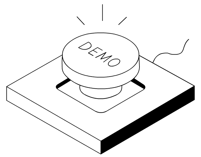 Illustration of demo button