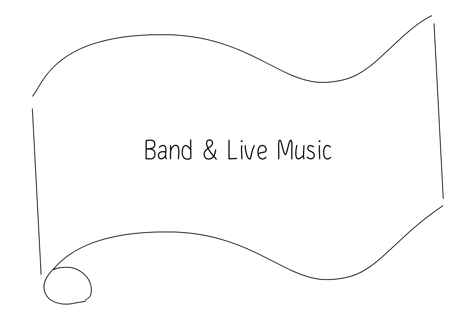 Illustration von Hochzeitsbands &amp; Live-Musik