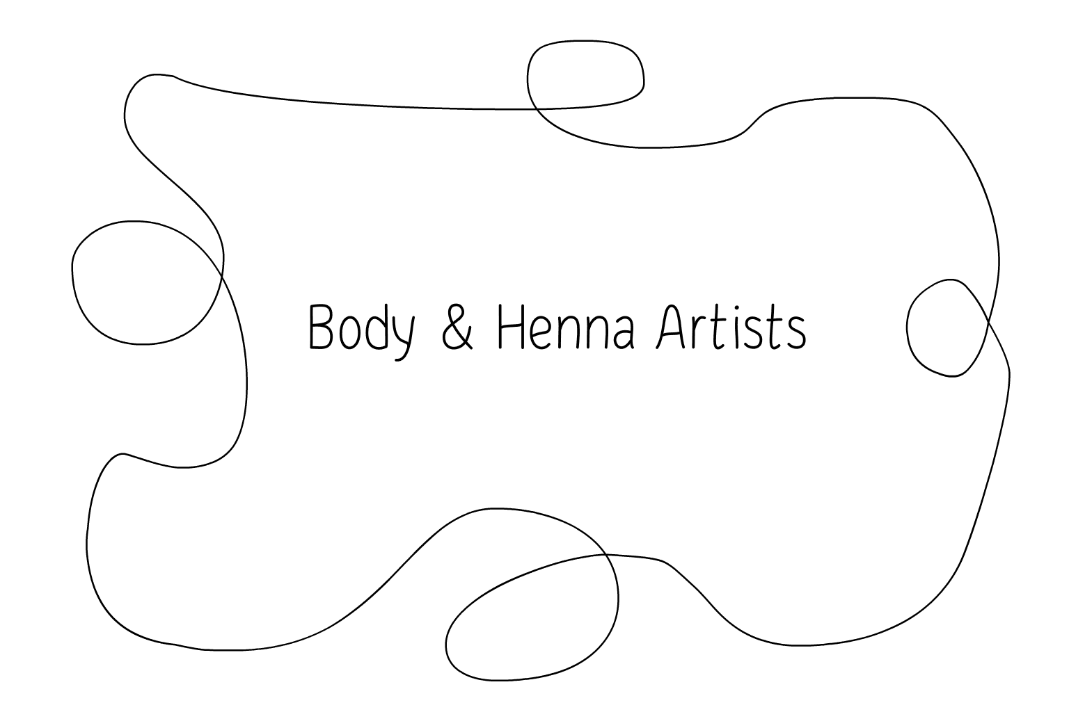 Illustrazione di artisti dell'henné