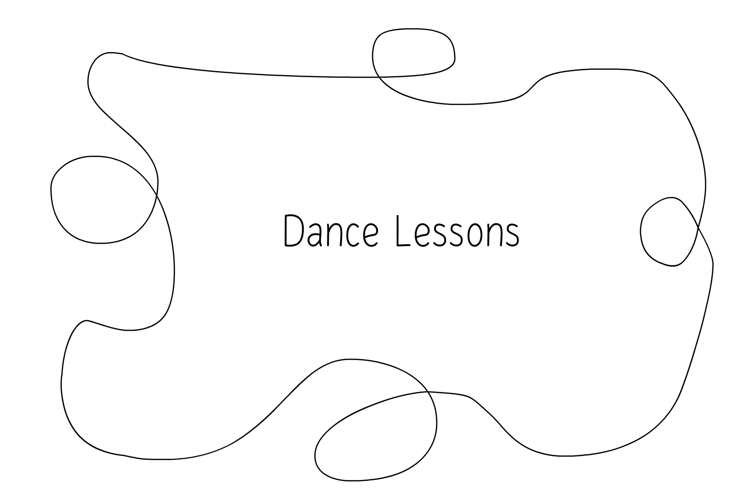 Ilustrace lekcí svatebního tance