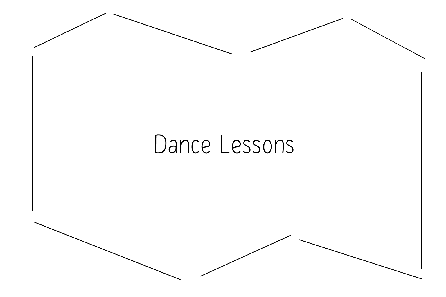 Ilustración de clases de baile para bodas