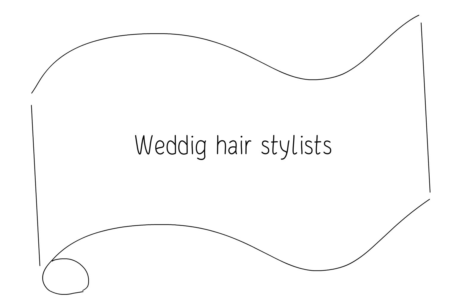 Ilustração de estilistas de cabelo de casamento e salões