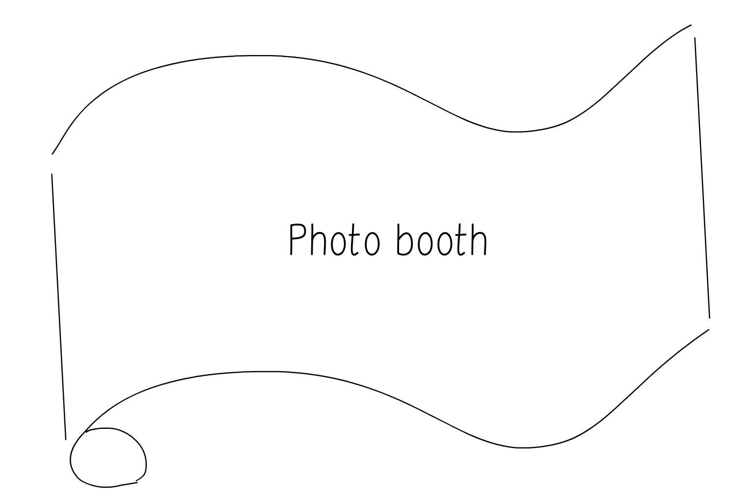 Illustration of Photo Booth Rentals