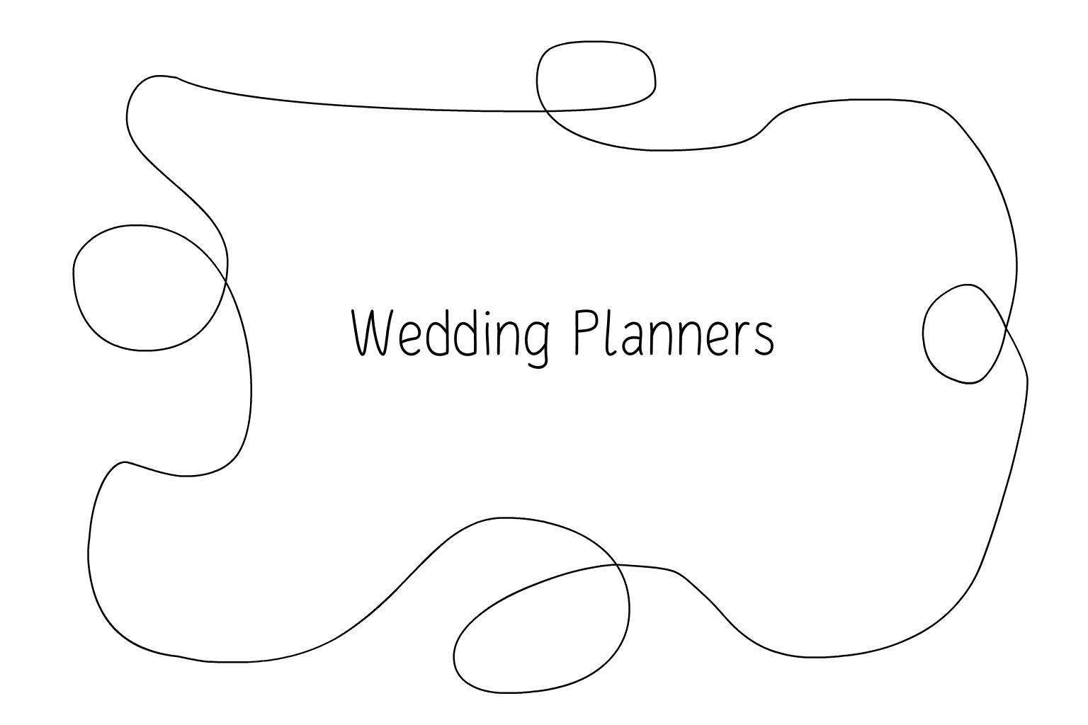Ilustración de boda Organizadores de bodas