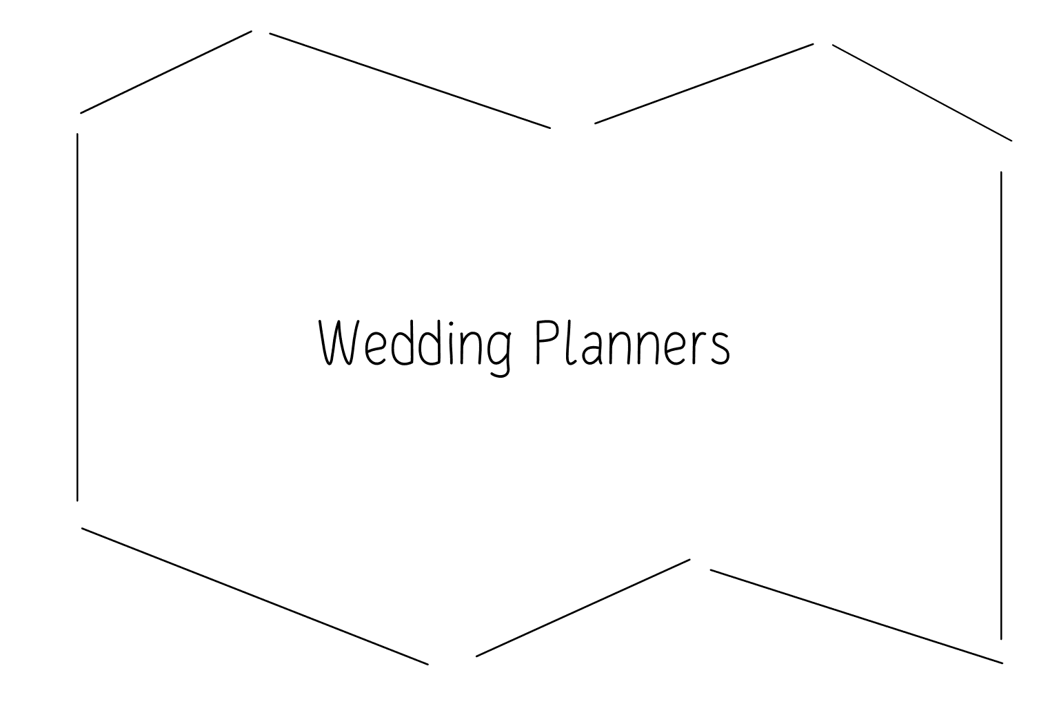 Illustration of wedding planners
