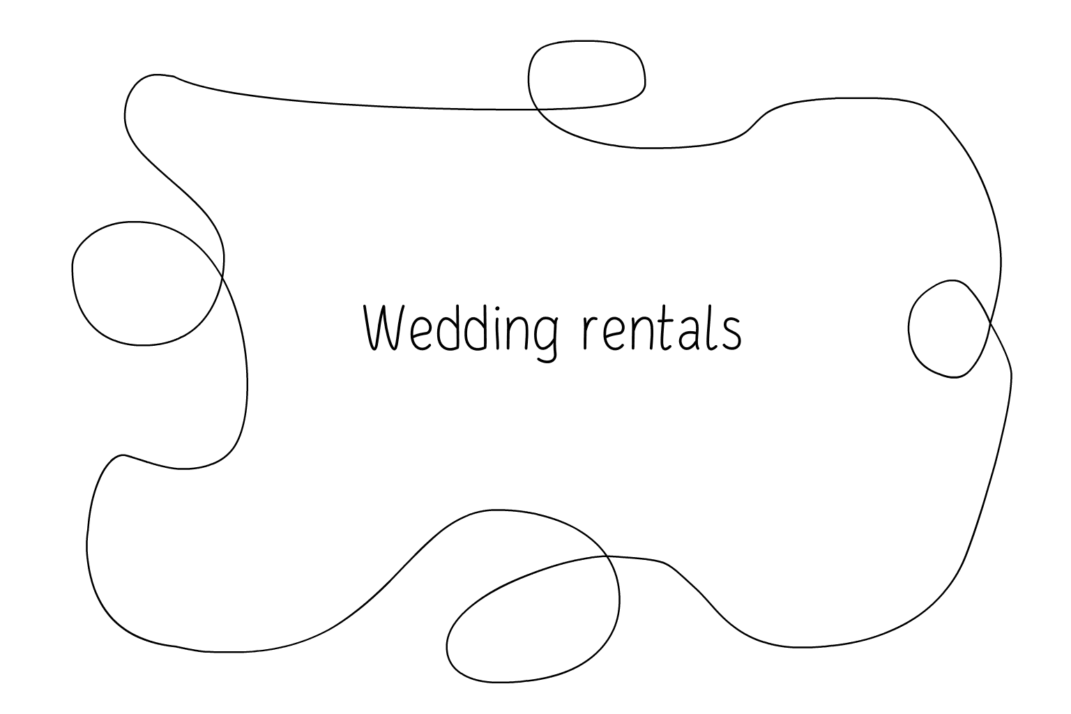 Illustration der Hochzeit Vermietungen für Hochzeitsveranstaltungen