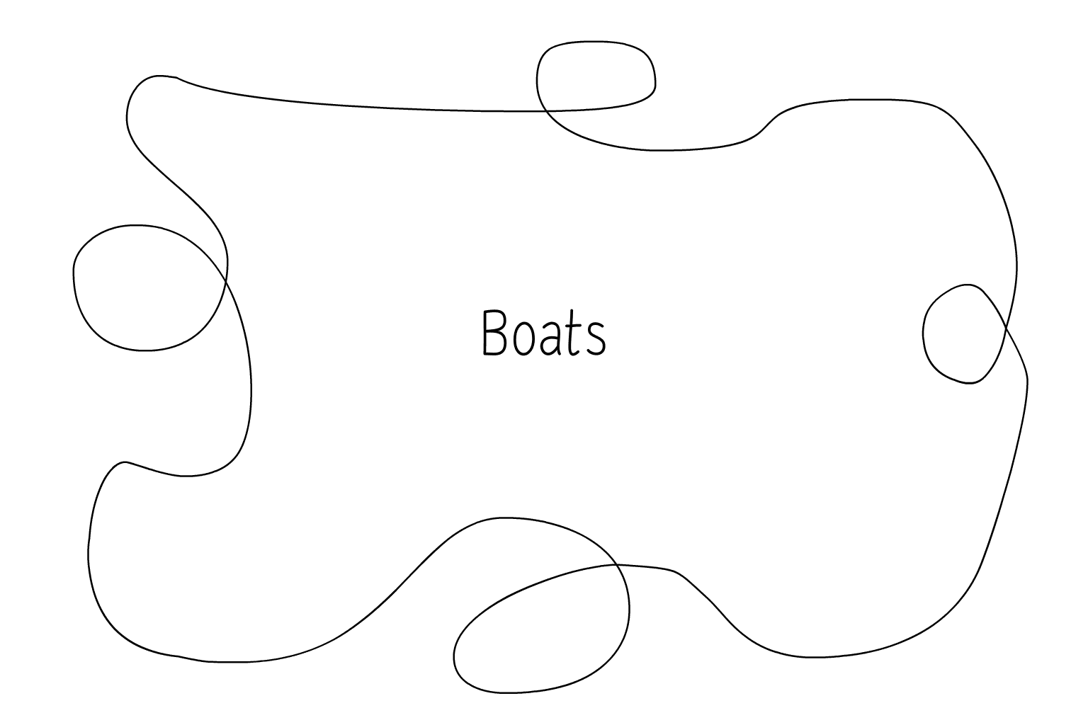 Illustration eines Hochzeitsschiffs