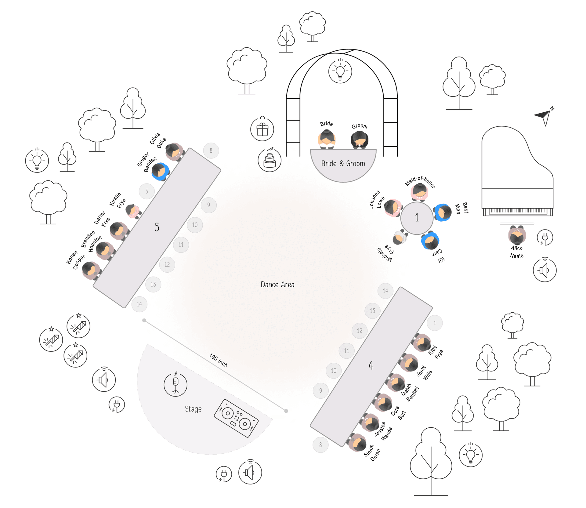 Wedding Seating Chart Maker — Online Builder