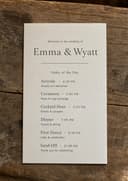 Program Sizes Printable Wedding Program — Free PDF, Any Size | planning.wedding