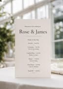 Programme Size Printable Wedding Program — Free PDF, Any Size | planning.wedding