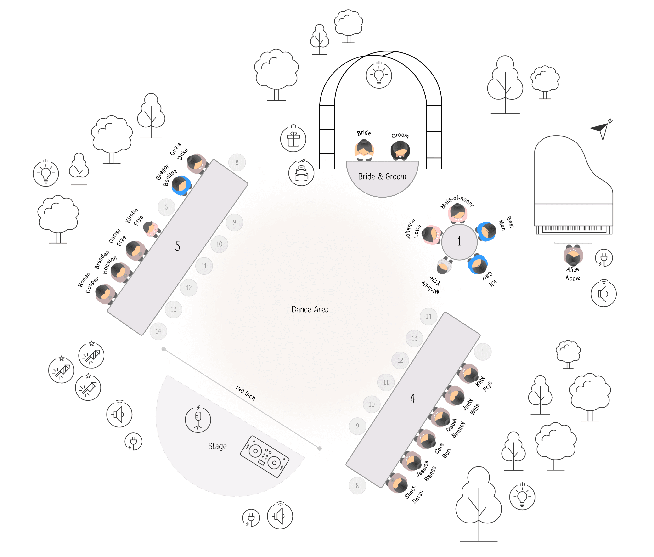 Wedding Ceremony Seating Chart Quick Howto Guide